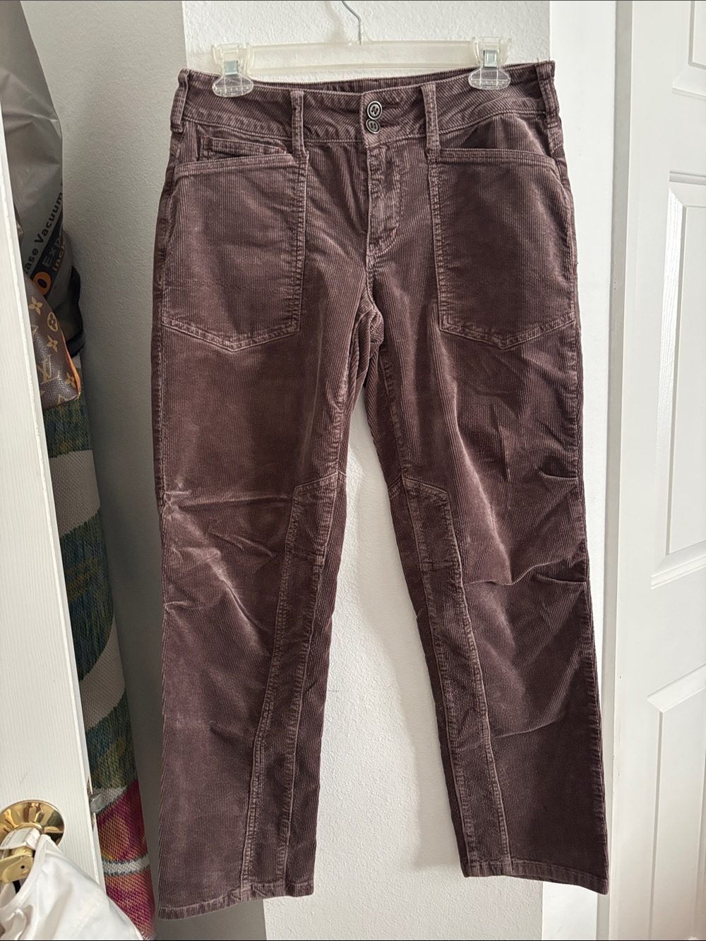 Women's Anthropology Pilco Brown Corduroy Pants